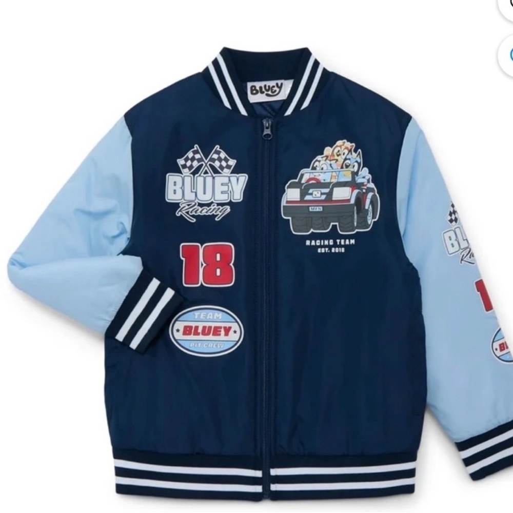 Bluey Racing Team Bomber Jacket - Picture 6 of 6